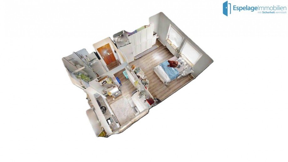 Ansicht Etagenwohnung Oldenburg / Eversten