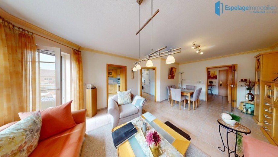 Wohn Esszimmer Etagenwohnung Cloppenburg