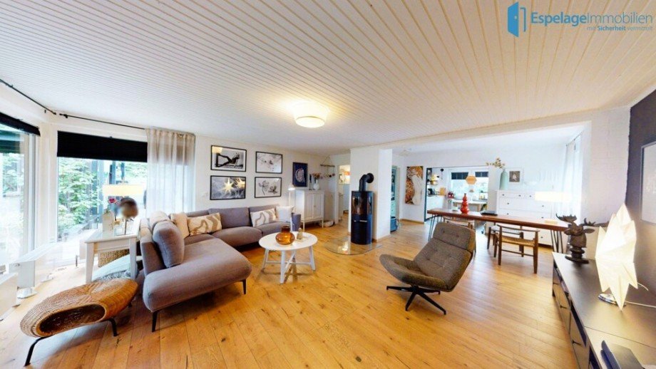 Wohn Esszimmer EG Einfamilienhaus Ree�um